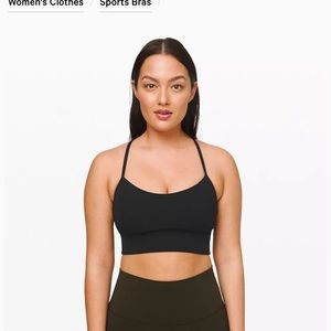 Flow Y Bra Longline Black size 14